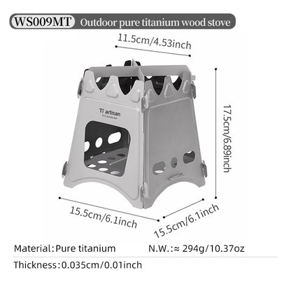 Titanium Wood Stove