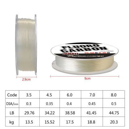 Fluorocarbon Fishing Line 300m