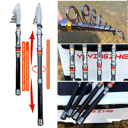 Telescopic Fishing Rod & Reel