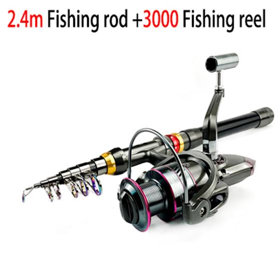 Telescopic Fishing Rod & Reel