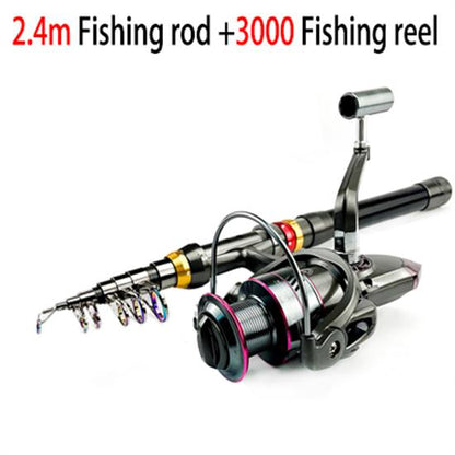 Telescopic Fishing Rod & Reel